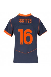 Fotbalové Dres Inter Milan Davide Frattesi #16 Dámské Třetí Oblečení 2025-26 Krátký Rukáv